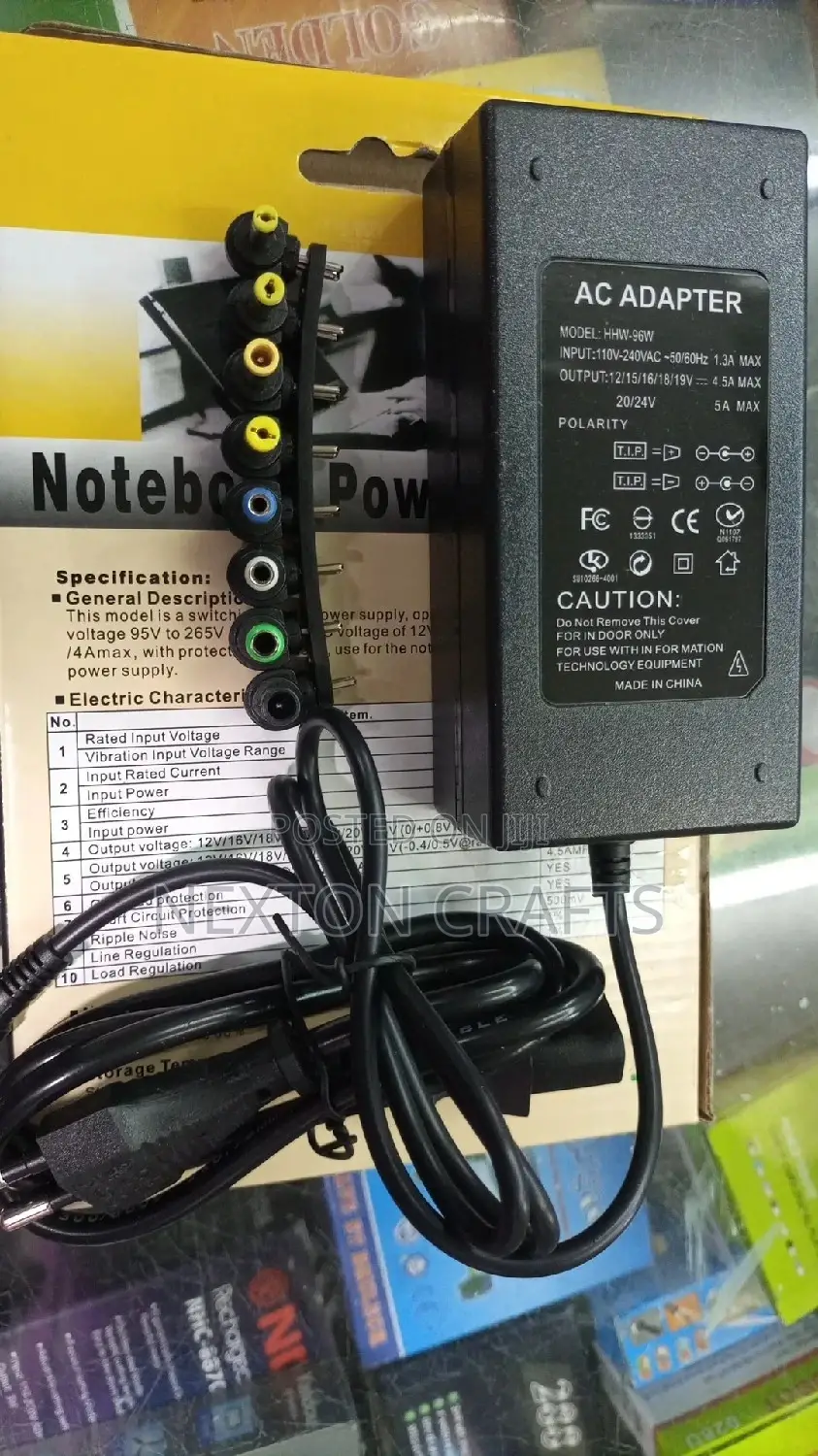 Laptop Power Adapter Charger Cord for Laptop Notebook