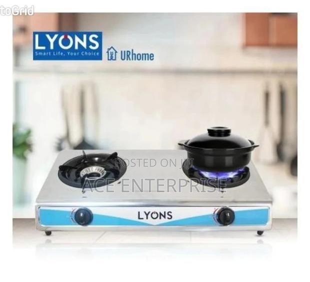Double Burner Lyons Gas Stove - main view