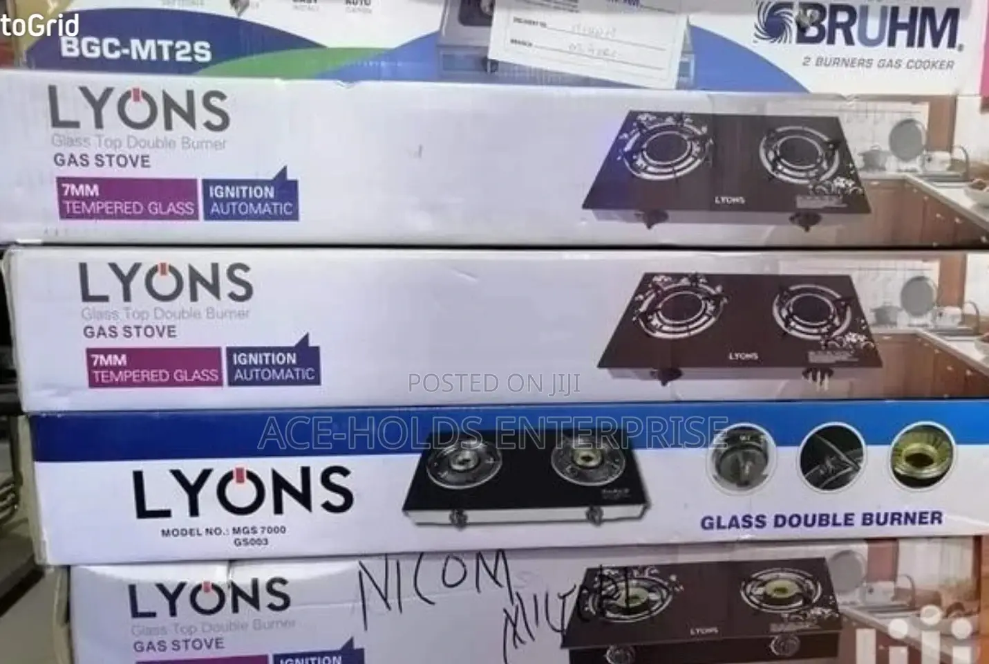 Gs003 Glass Top Lyons Cooker.