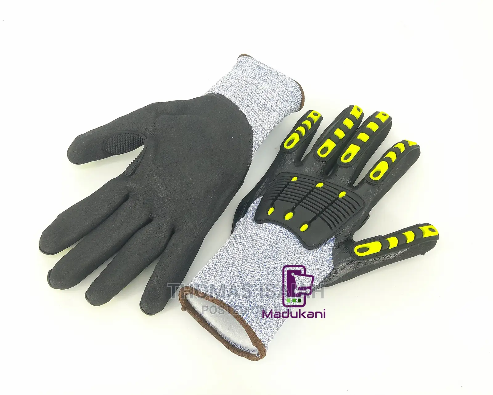 Super Grip, Impact Reducing, Cut Resistant Work Gloves