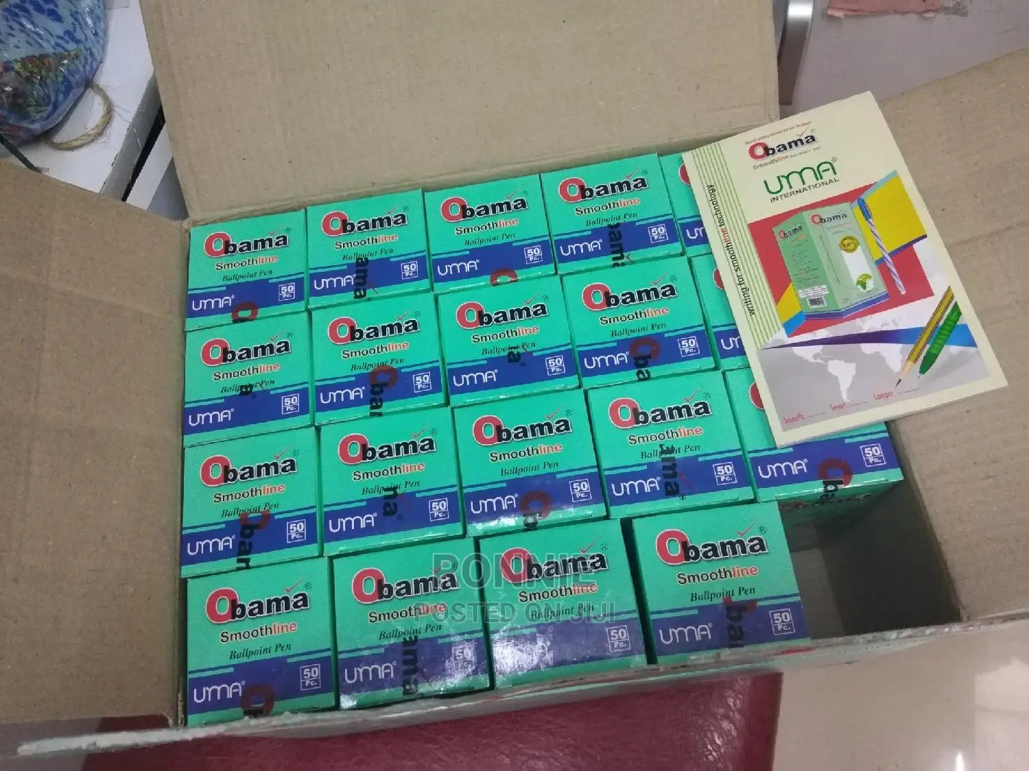 Wholesale 50pc Obama Pen BIROS Blue Ink With Delivery