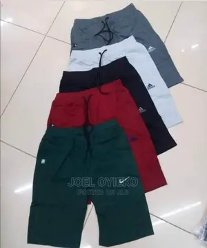 Sweatshorts, Sweatpants and Khaki Shorts.