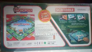 2 in 1 Monopoly and Scrabble Game