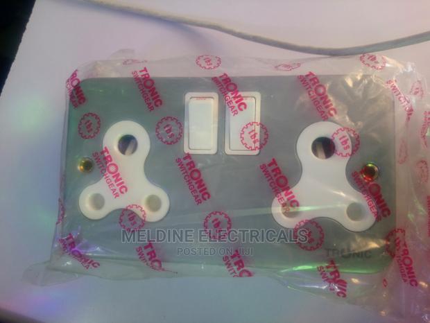 15A Metal Twin Socket. - thumbnail 2