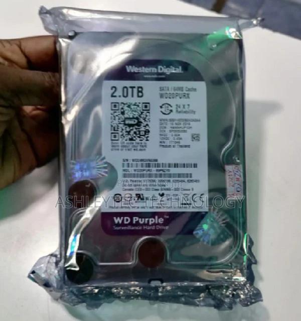 1.0TB Western Digital Wd Purple Surveillance Hard Drive - thumbnail 2