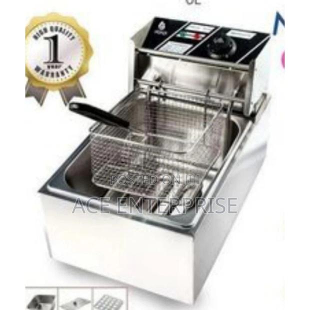 Single Deep Fryer (6 Litres). - main view