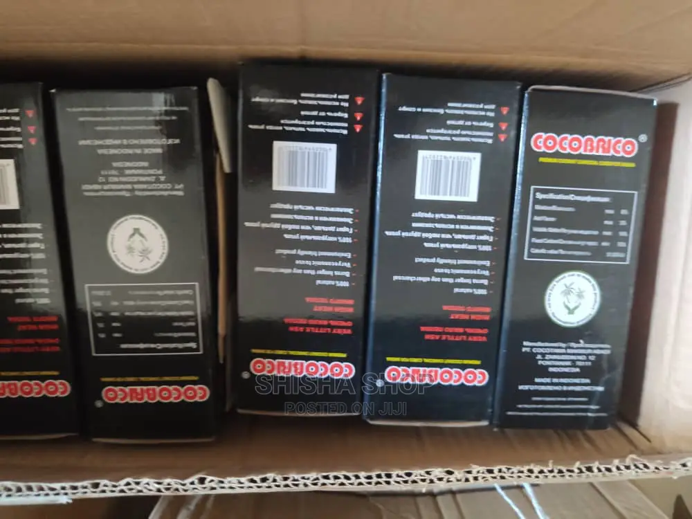 Shisha Coconut Charcoal(Cocobrico) in Nairobi Central Tobacco