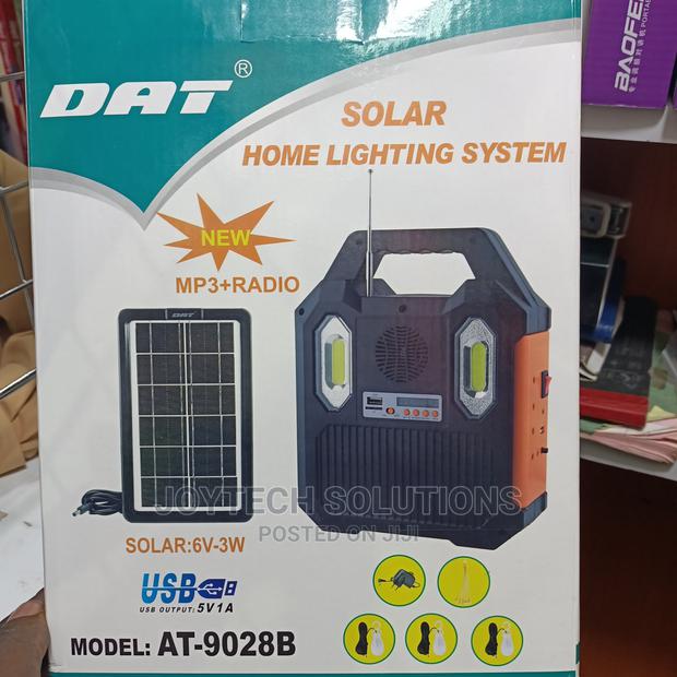 Dat Home Lighting System , Three Bulbs,Radio, Phone Chargers - thumbnail 3