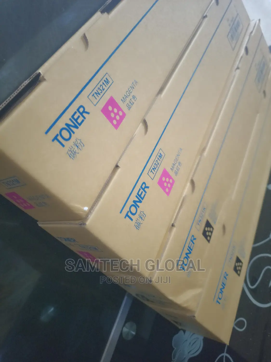 TN 321 Magenta and Black Toner
