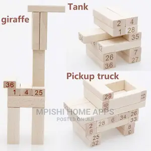 54pcs Jenga Blocks