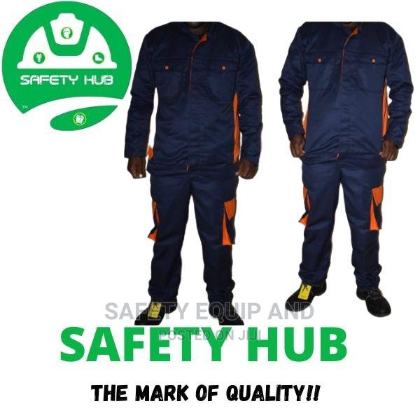 Kenyan Made Cargo Overalls With Twill Material - main view