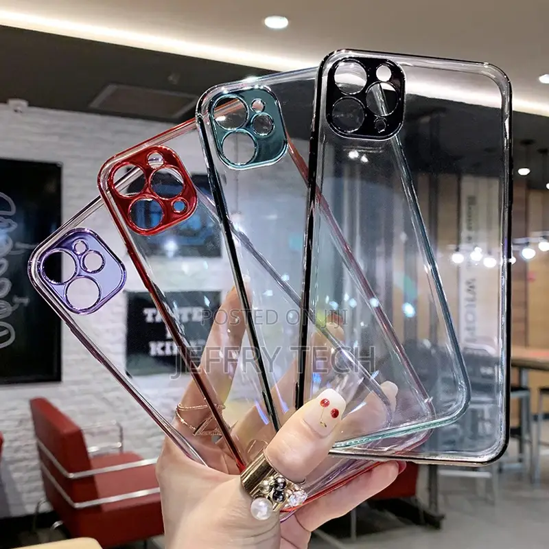 iPhone 12 Pro Max 11 XS XR 8 7 Plus Clear Plating Shockproof