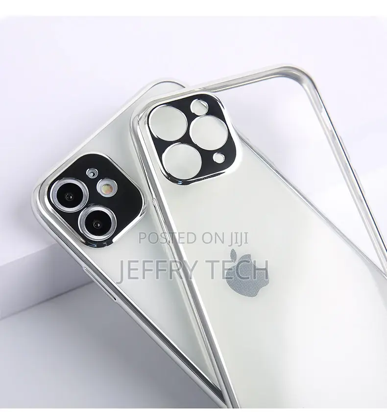 iPhone 12 Pro Max 11 XS XR 8 7 Plus Clear Plating Shockproof