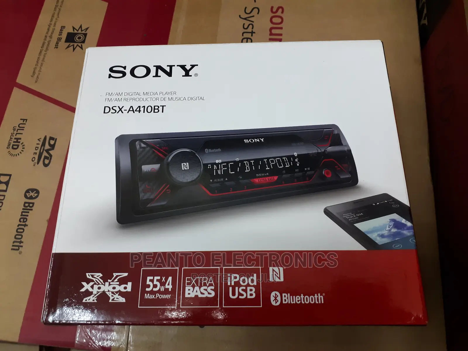 Sony Bluetooth Radio Receiver With USB AUX