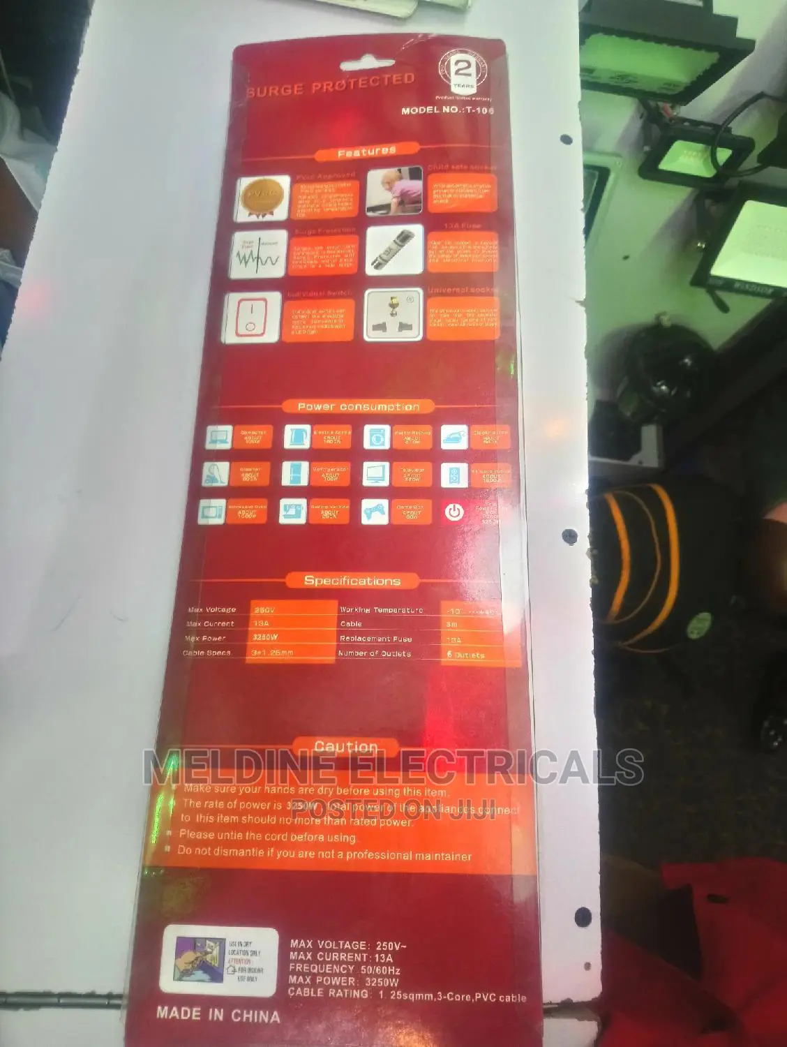 TLAC 6ways Extension Cable