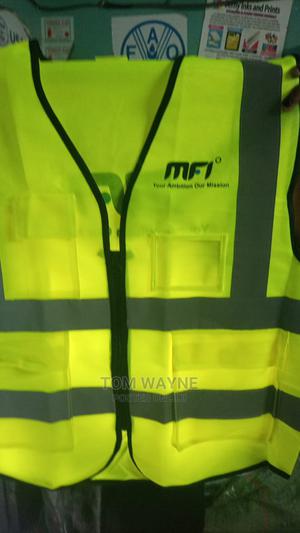 Corporate Branded Reflector Vests - main view