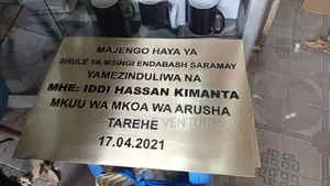 Engraving of Brass Plates