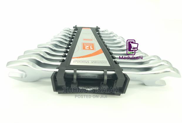 12pcs Double Fixed Spanner Wrench Set - thumbnail 2