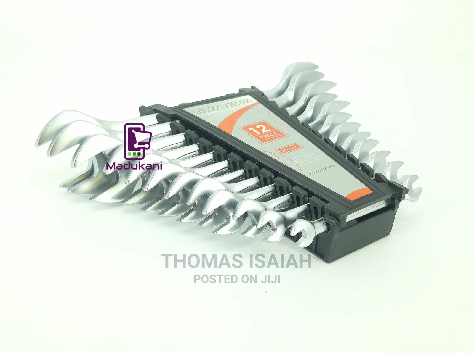 12pcs Double Fixed Spanner Wrench Set