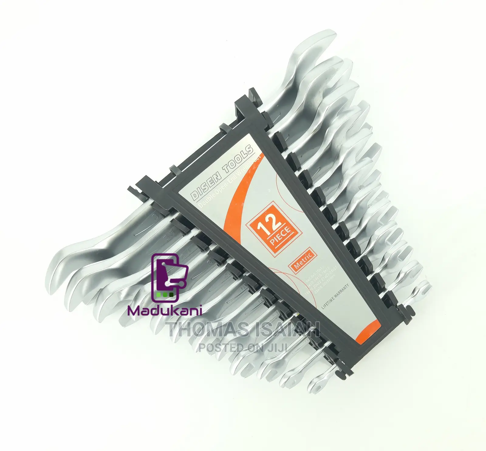 12pcs Double Fixed Spanner Wrench Set