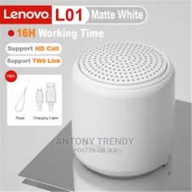 Lenovo L01 Mini Wireless Bluetooth 5.0 Portable Speaker - Wh - main view
