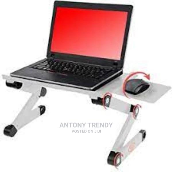 Adjustable Laptop Stand With Double Cooling Fan,Mouse Pad P - main view