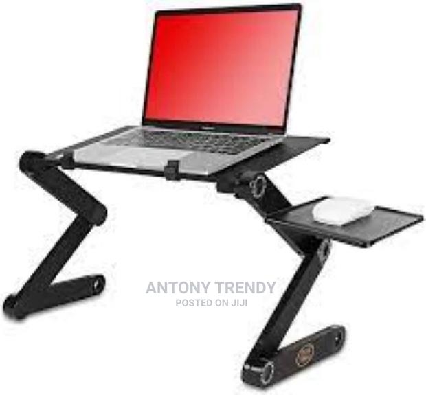 Adjustable Laptop Stand, Foldable Standing Desk, Height-Adj - main view