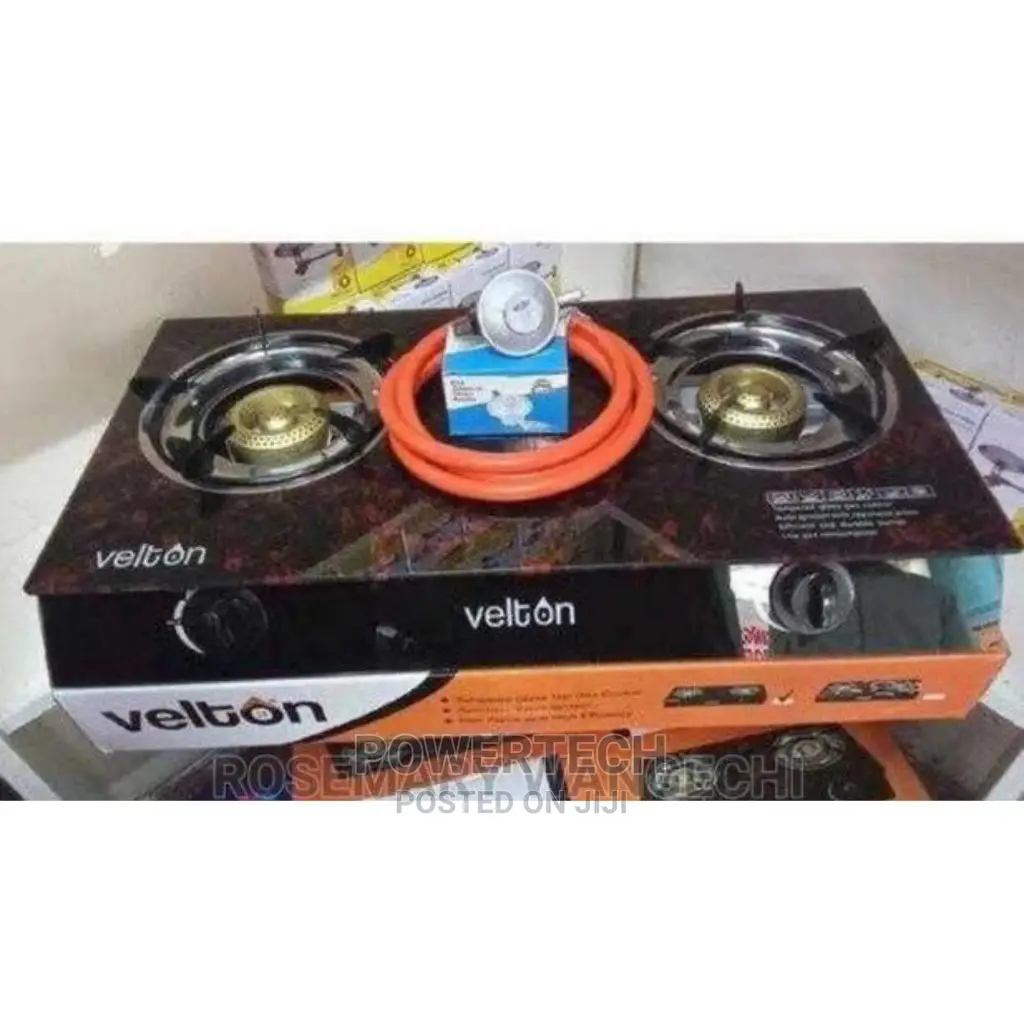 Glass Automatic Two Burner Cooker