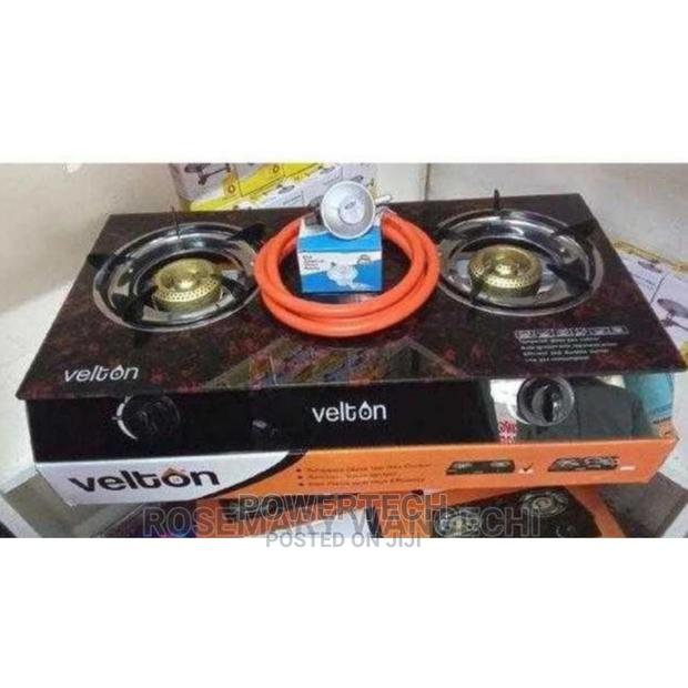 Glass Automatic Two Burner Cooker - main view