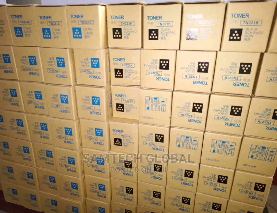 Black and Cyan Toner for Konica C 224e
