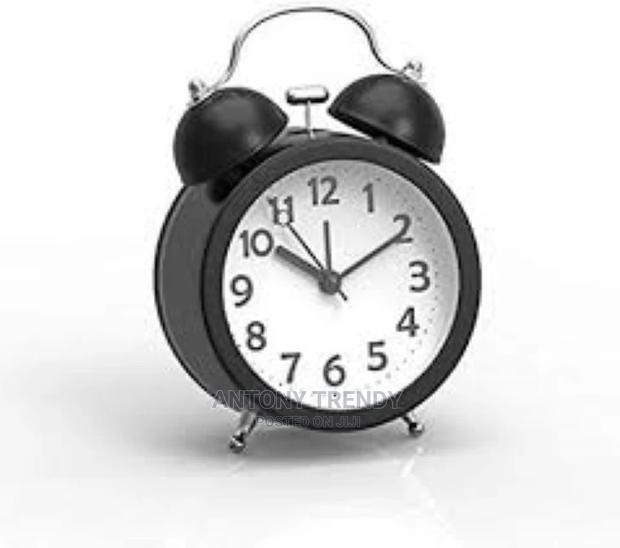 Bell Alarm Clock Bedside Silent Non-Ticking - main view
