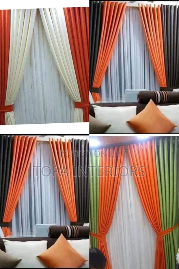Home Decor Window Draperies Plain Curtains for Hotels and Air BNB