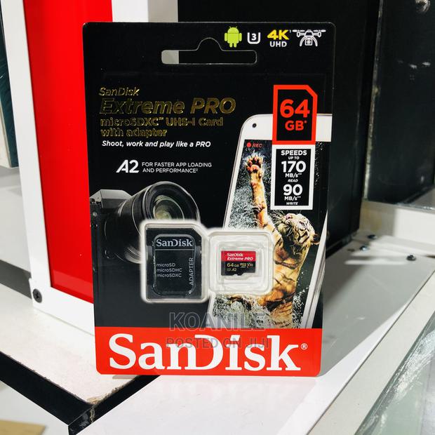 Sandisk 64gb Extreme Pro A2 Highspeed - main view