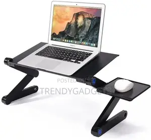 Laptop Stand With Mouse Pad and Fan