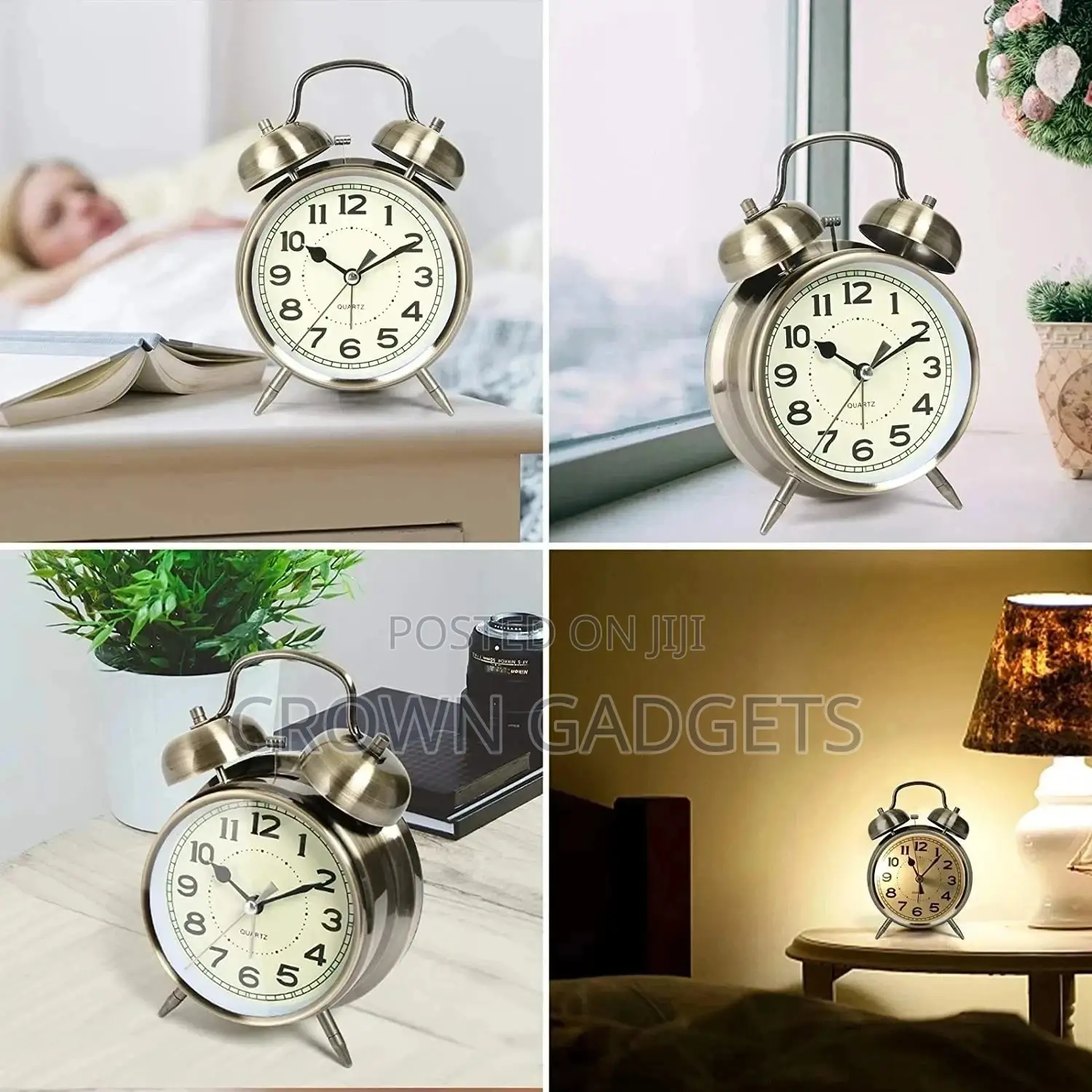 Vintage Alarm Clock 3D Model
