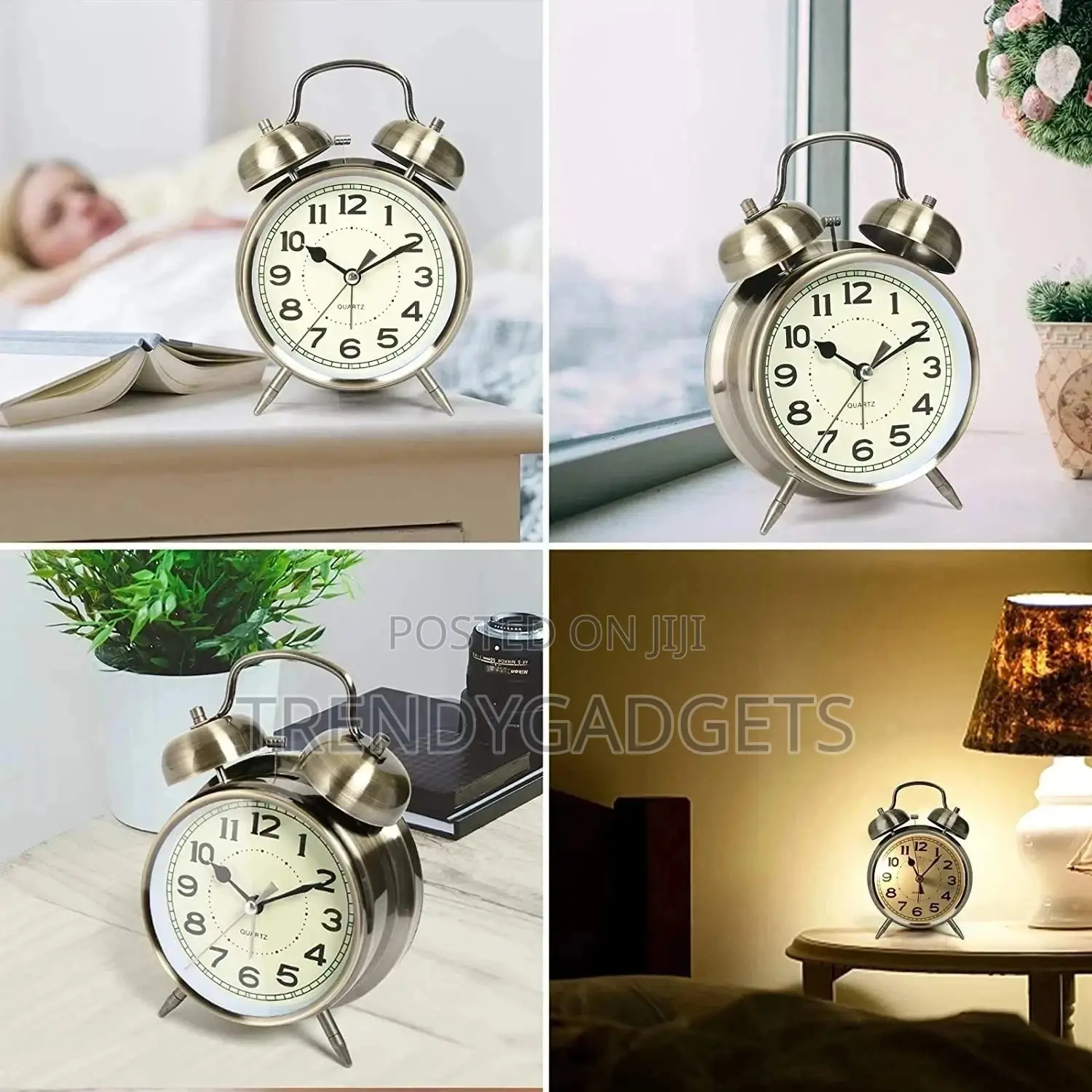Vintage Alarm Clock 3D Model