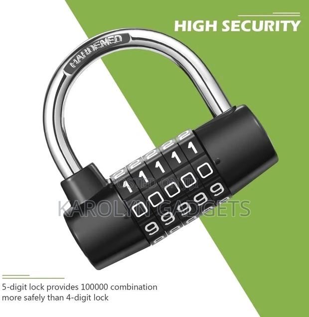Stylish Combination Lock, 5-digit Combination Padlock