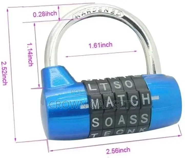 5 Digit Combo Padlock