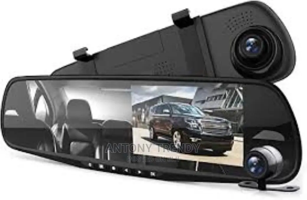 Dual 1080P Mirror Dash Cam With 10" IPS Full Touch Screen W/