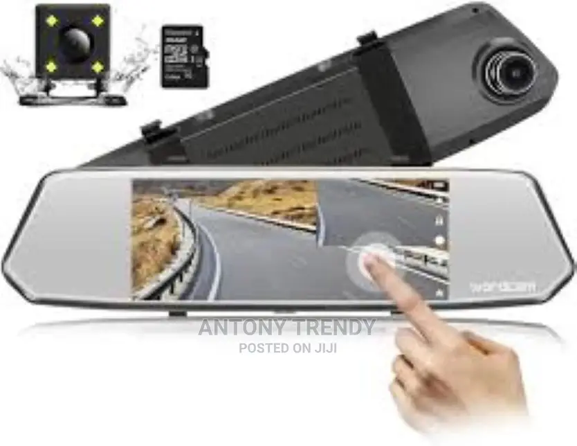 Mirror Dash Cam Front and Rear,Dash Camera for Cars W
