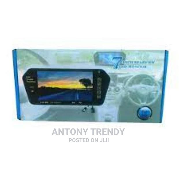7-Inch Rear View Clip on Mirror With Optional Backup Camera - main view