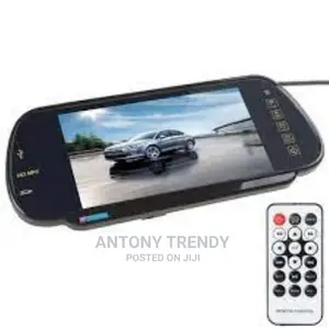 Black 7 Inch Full HD Rear View Car Screen Monitor
