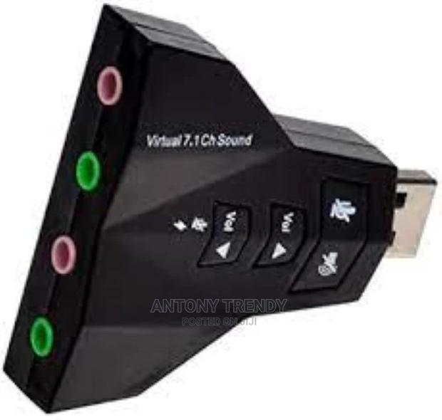 Virtual 7.1 Ch HD Sound USB Audio Card Mic Adapter PC Laptop - main view