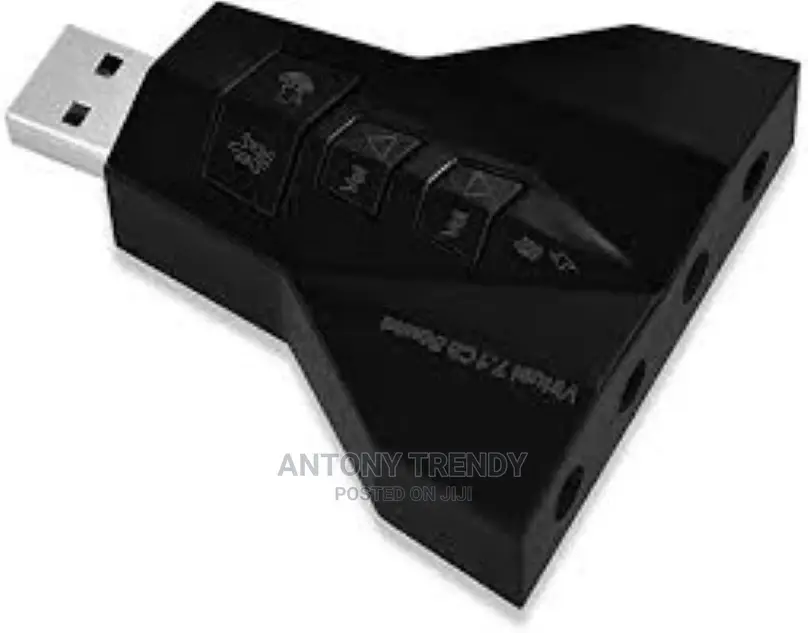Virtual 7.1 Channel External Usb Audio Adapter Sound Card