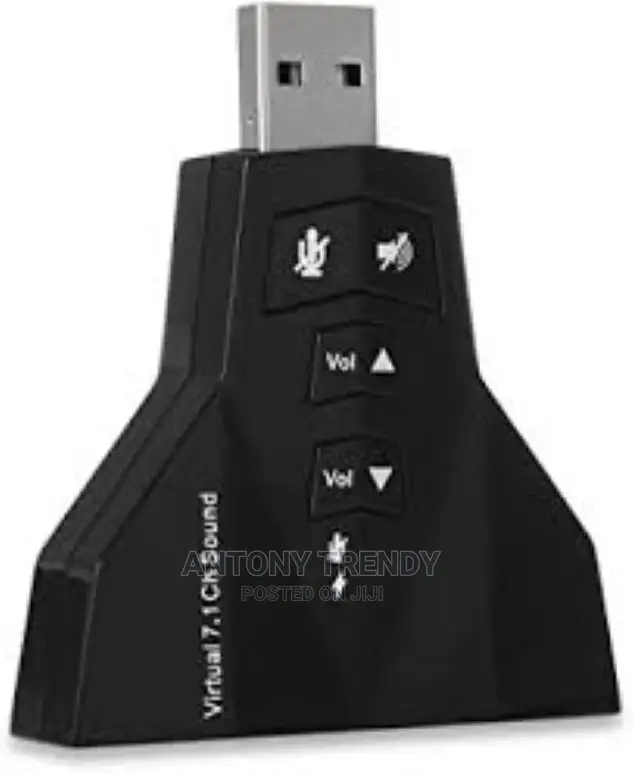 Virtual External 7.1 Channel Audio Sound Card for Laptop Pc