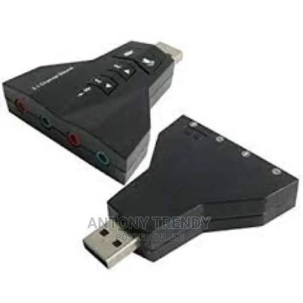 Virtual 7.1 Channel USB 2.0 3D Audio Sound Card Adapter Mic