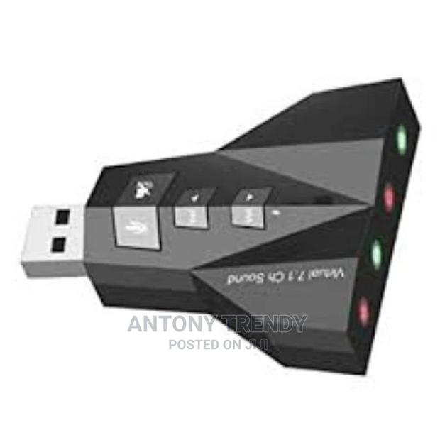 USB 2.0 3D Audio Card Converter Double Sound Card Virtual
