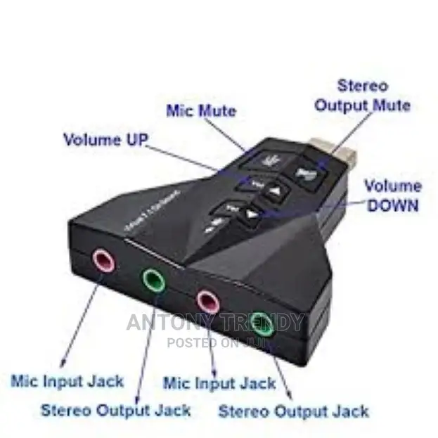USB 7.1 Channel Sound Adapter
