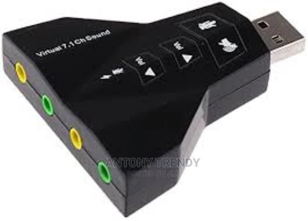 7.1 Channel USB Audio Adapter External Sound Card - main view