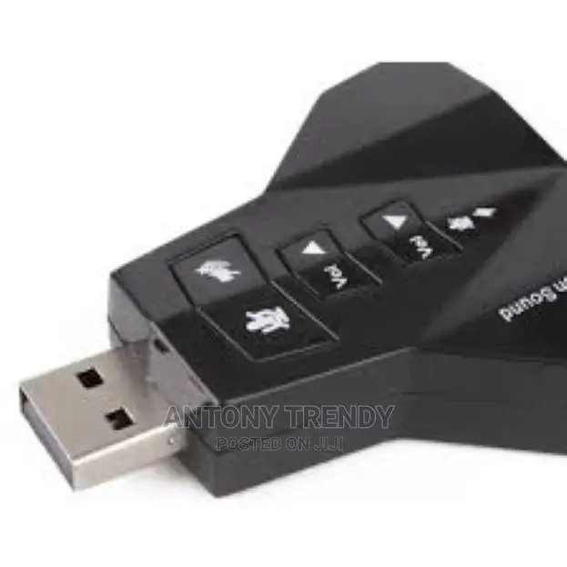 Virtual 7.1 Ch Hd Sound Usb Audio Card Mic Adapte
